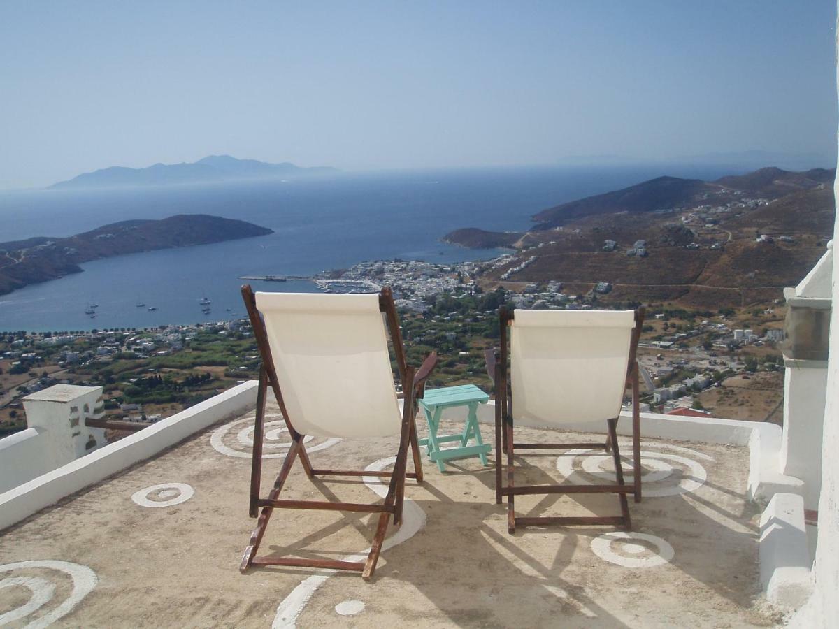 Traditional Stone House With Breathtaking View Serifos Town Екстер'єр фото
